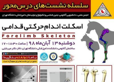 برگزاری نشست آناتومی اسکلت اندام حرکتی قدامی در دانشگاه تهران