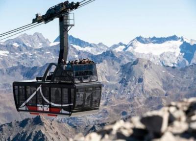 تور فرانسه ارزان: اولین تراس سقفی ماشین های کابلی در ارتفاعات فرانسه رونمایی شد